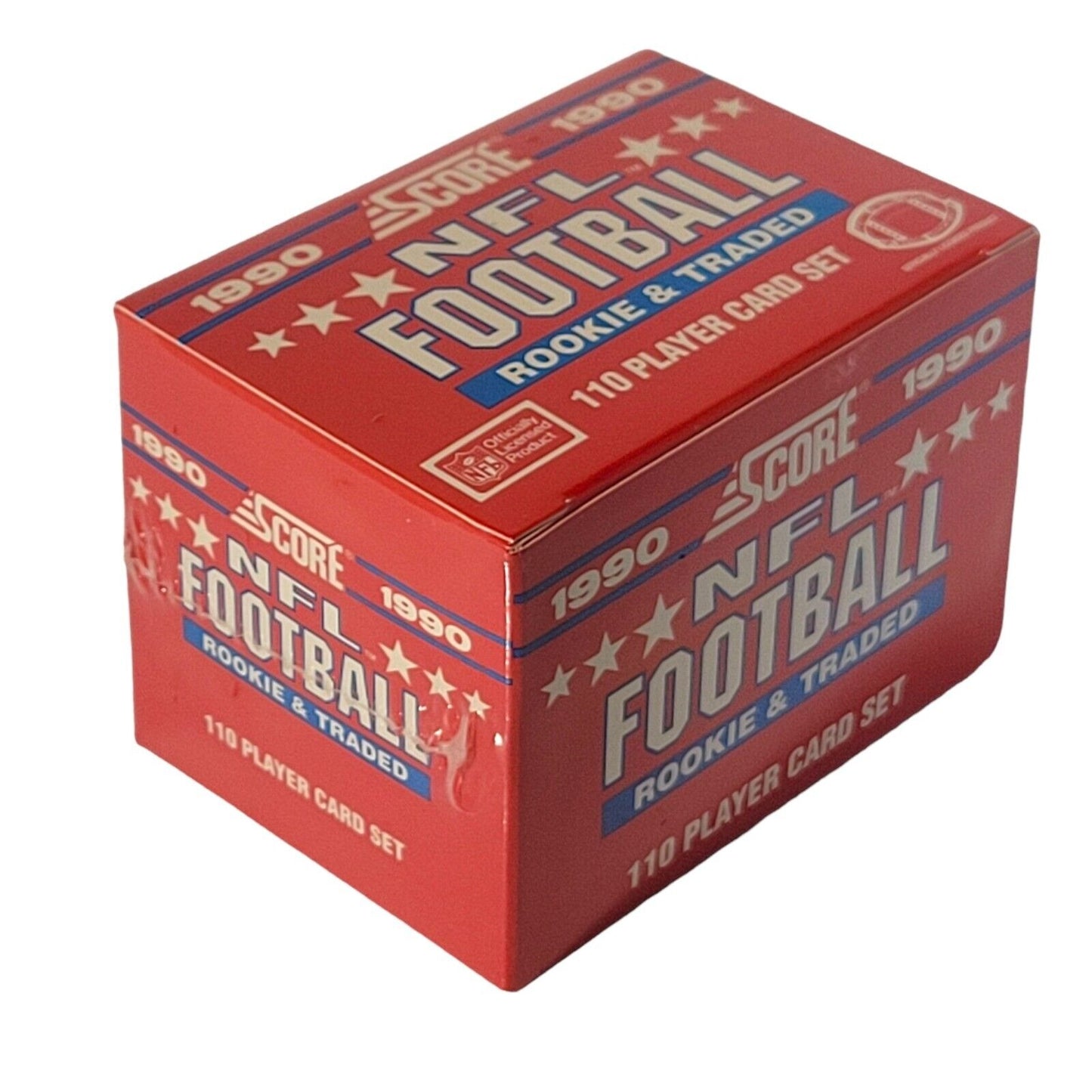 1990 SCORE NFL Football Rookie and Traded FACTORY SEALED 110 Player Card SET
