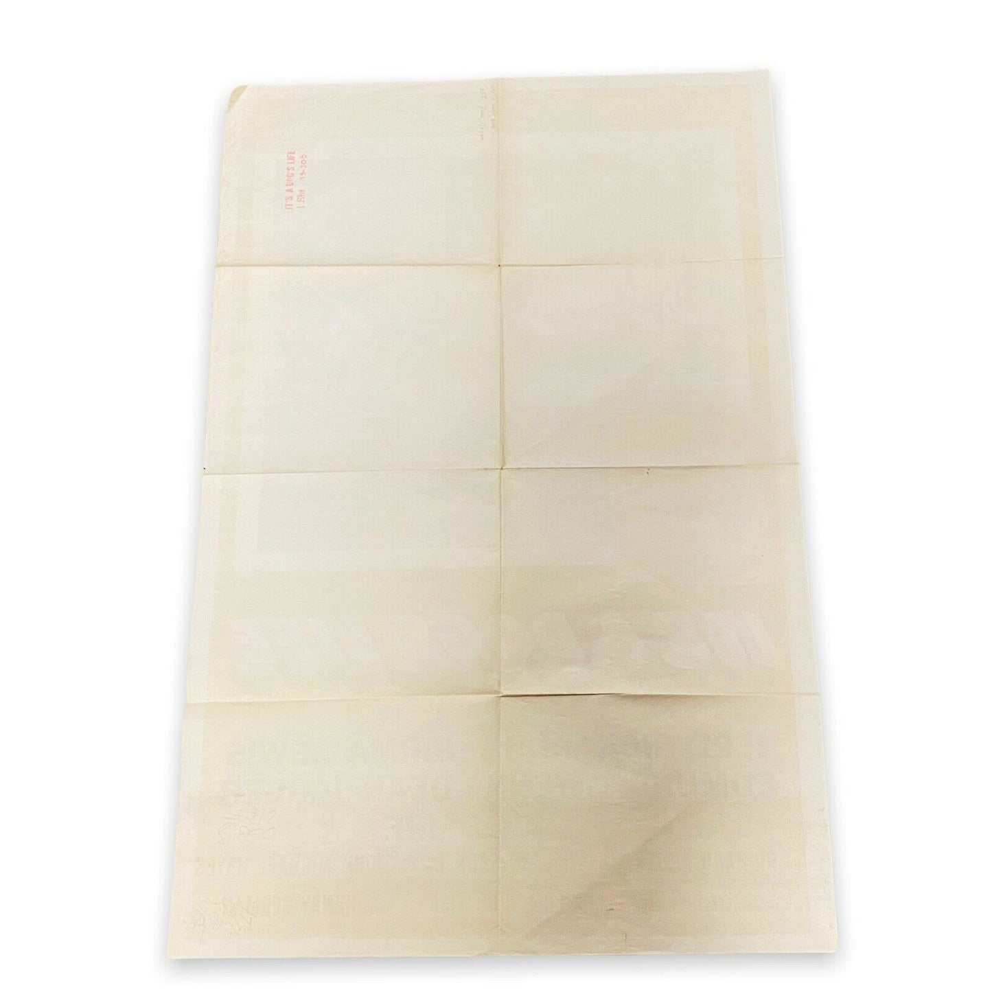 Jeff Richards "It's a Dog's Life" One Sheet Poster 1955 Bull Terrier ORIGINAL