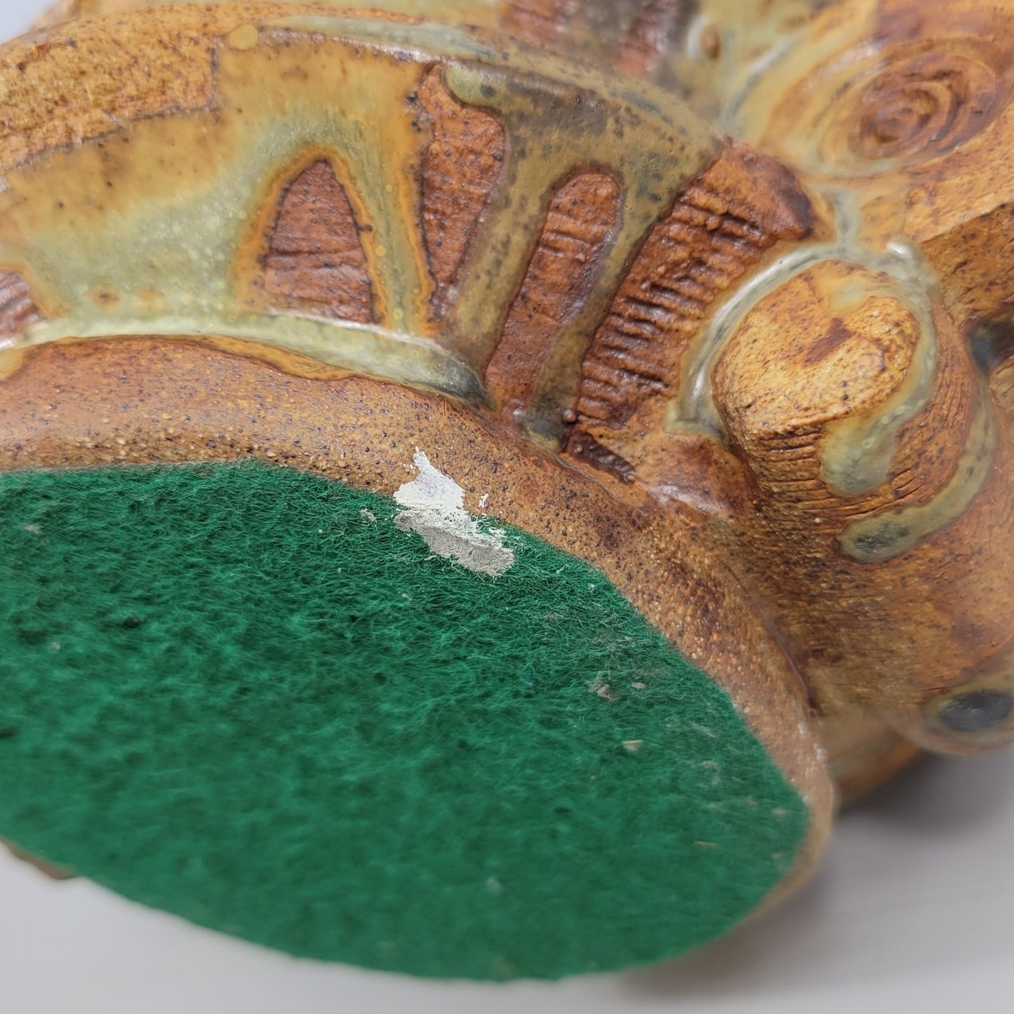 Vase Bernard Rooke Vintage Mid-Century English Brutalist Pottery 12 1/2"