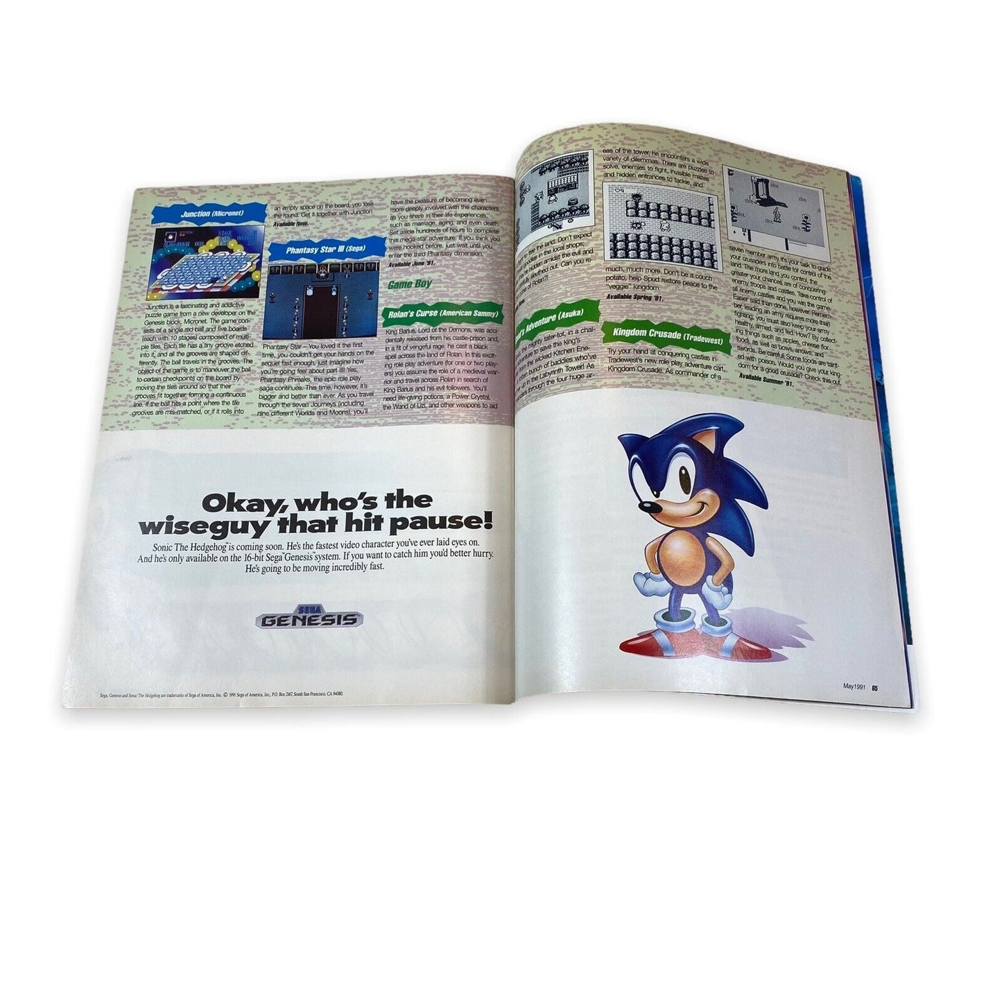 GamePro Magazine May 1991 Battletoads! Game Pro Vintage Video Game Mag 1980s