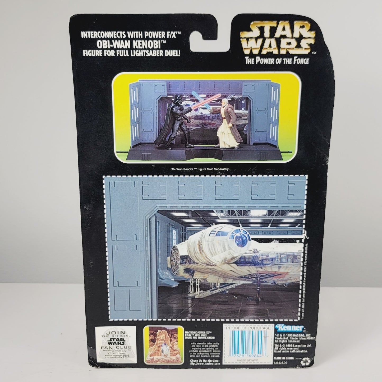 David Prowse Signed Star Wars POTF 2 Electronic Power F/X Darth Vader