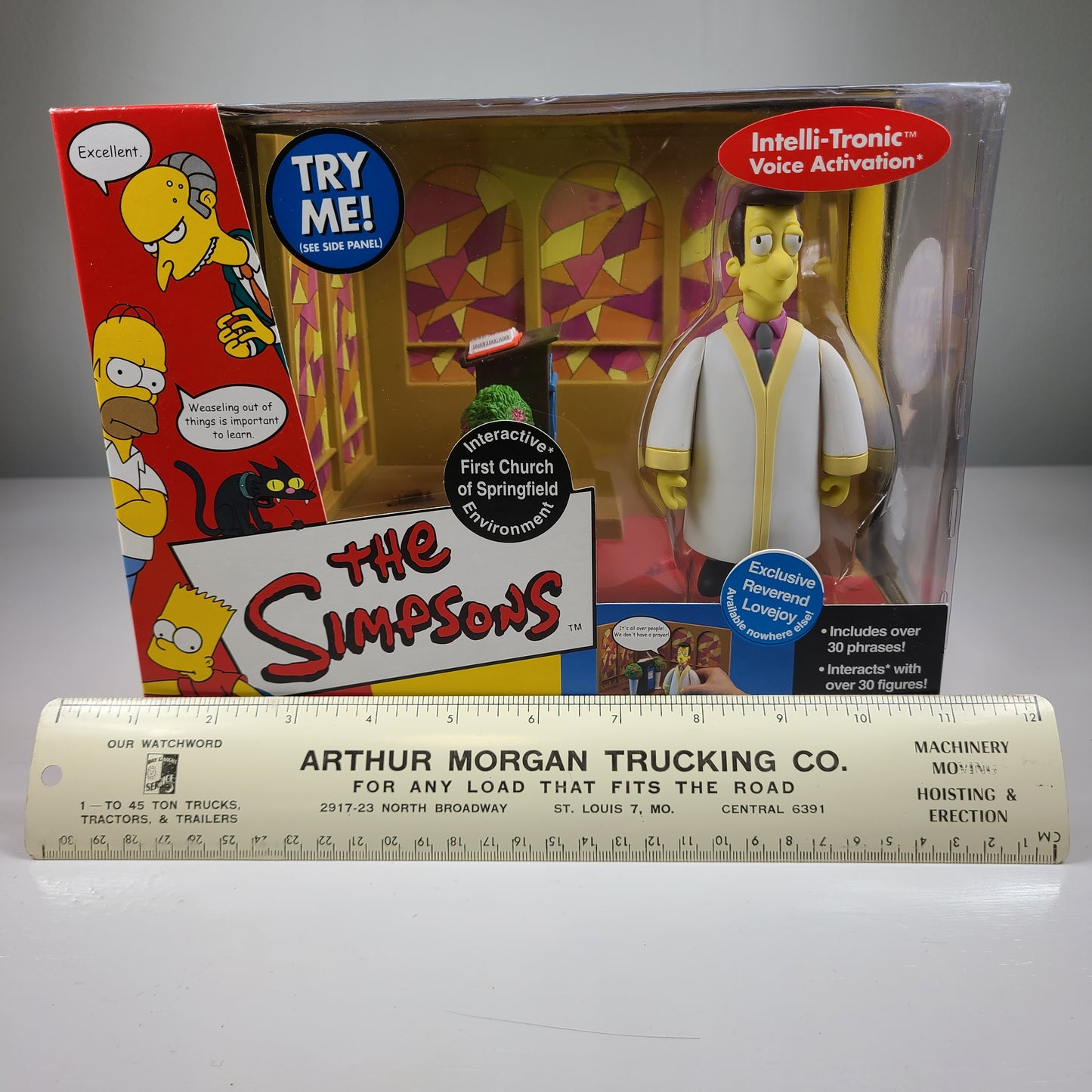 The Simpsons First Church of Springfield Reverend Lovejoy Playset New 2001