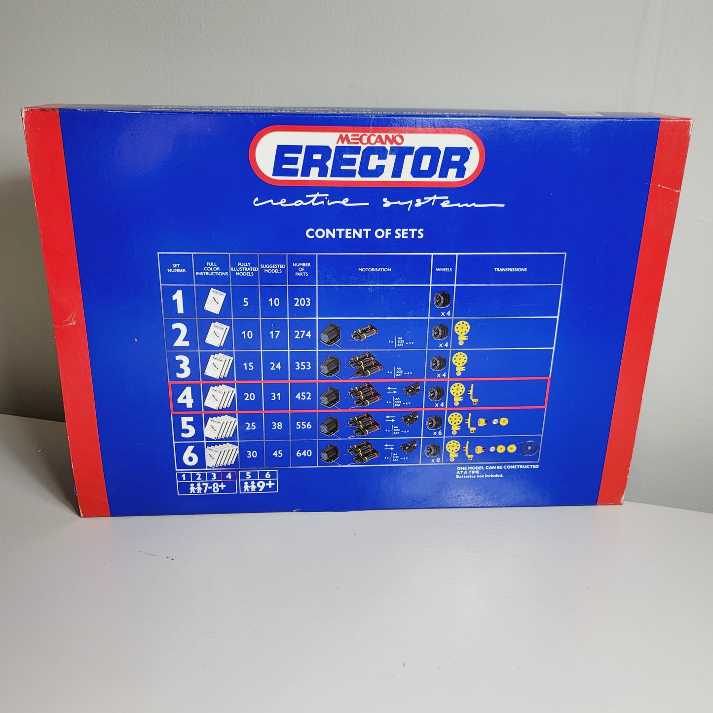 Meccano Erector Set #4 Model 030404 New Factory Sealed