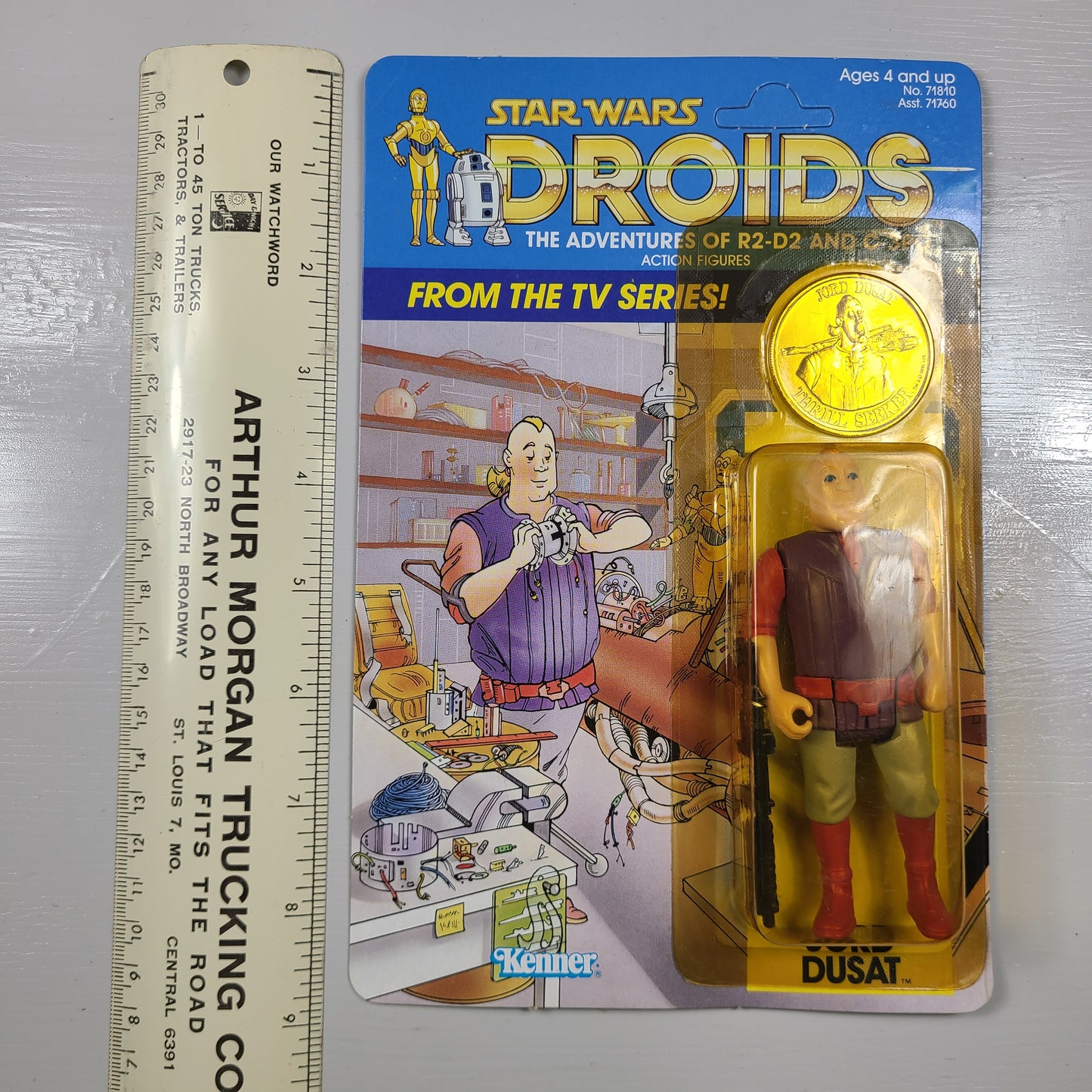 Jord Dusat Droids TV Action Figure Sealed Un-punched 1985 Kenner Star Wars