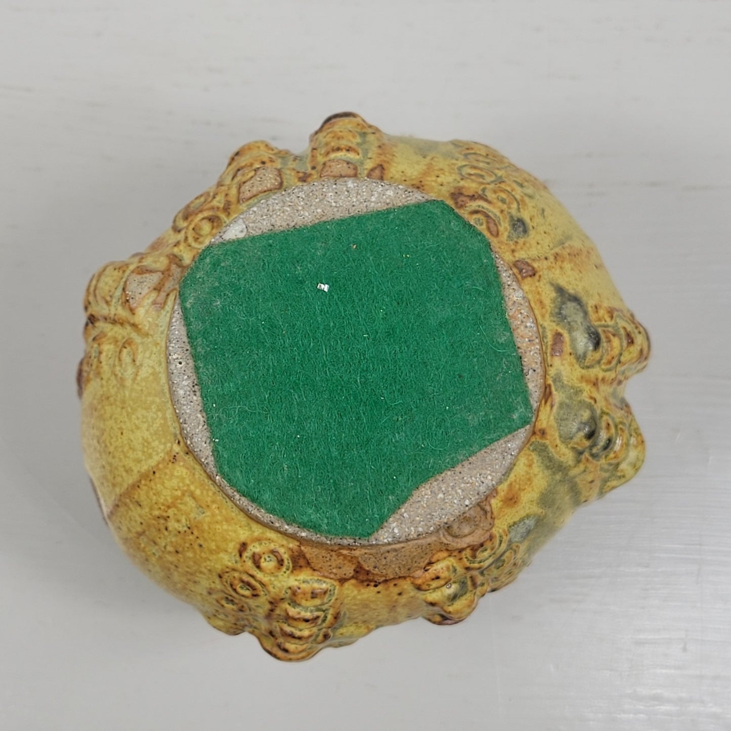 Vase Bernard Rooke Vintage Mid-Century English Brutalist Pottery Signed 4"