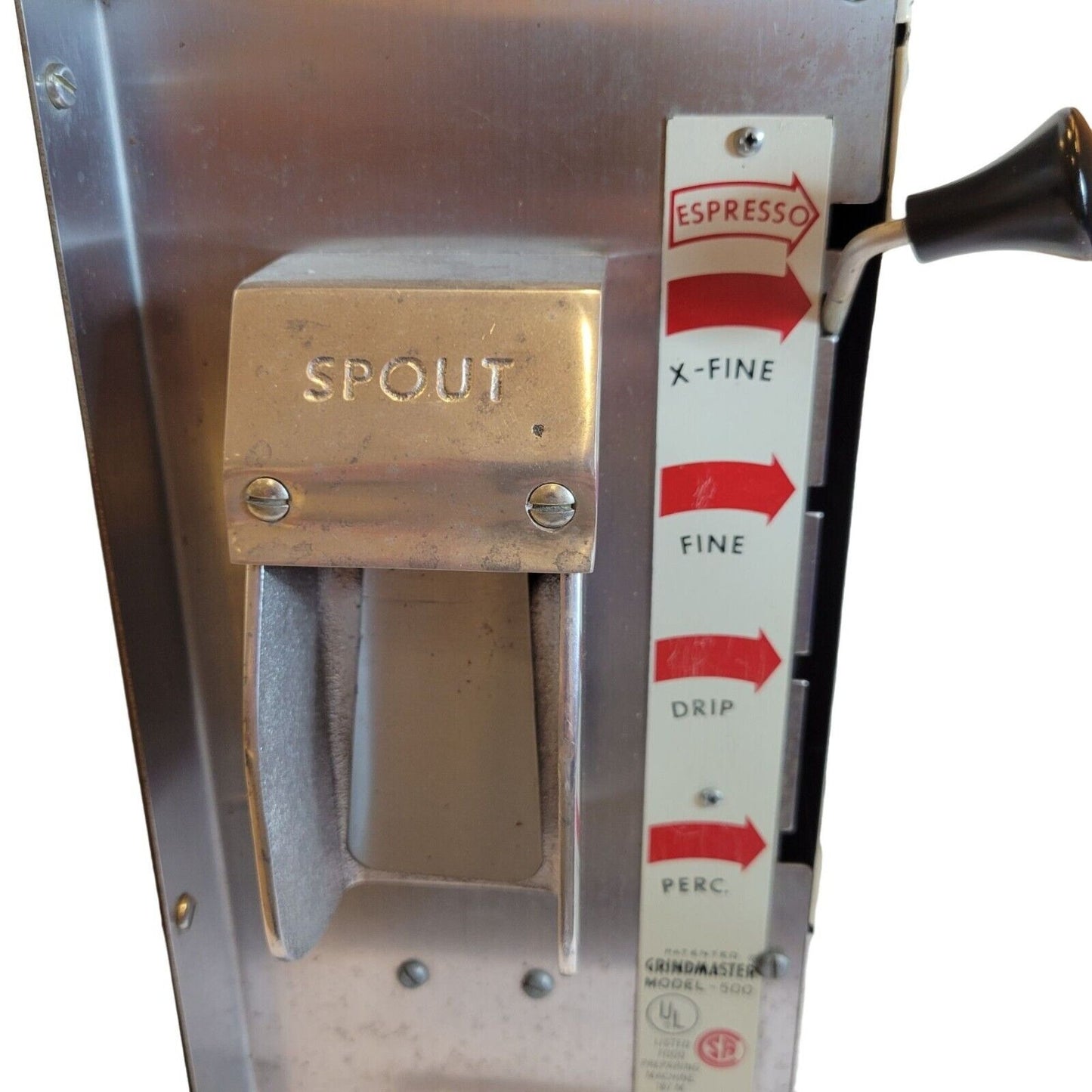 Vintage Grindmaster Model 500 Commercial Coffee Grinder WORKS