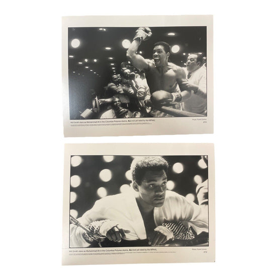 Will Smith Plays Boxer Muhammad Ali in "Ali" 2001 Movie Stills Photos Set