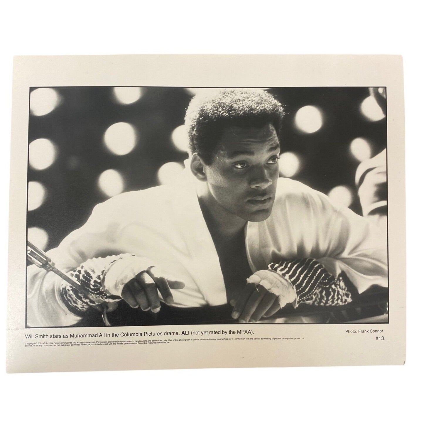 Will Smith Plays Boxer Muhammad Ali in "Ali" 2001 Movie Stills Photos Set