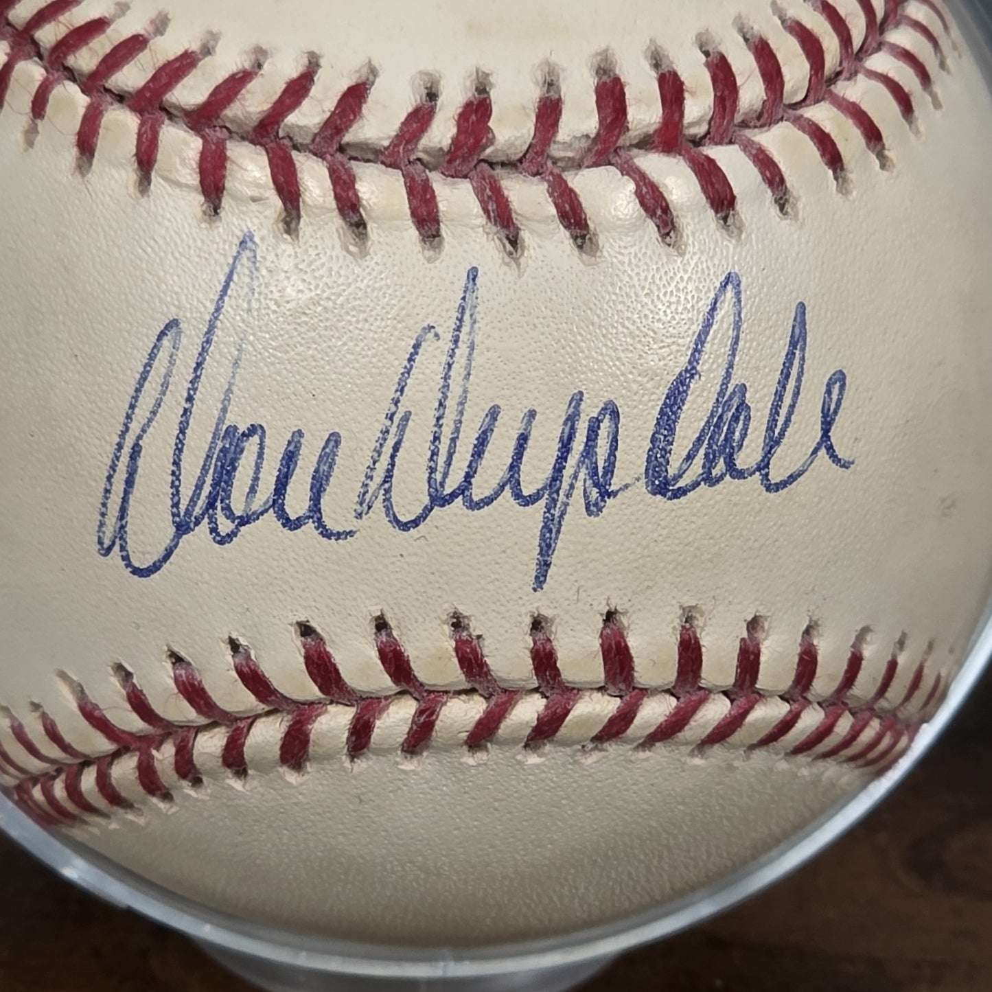 Don Drysdale Signed Rawlings Baseball w/ JSA COA & 1966 Topps Baseball Card