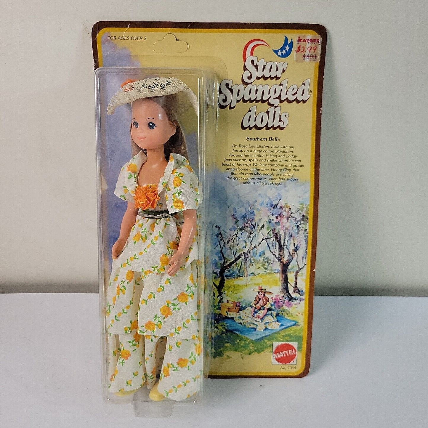 Star Spangled Dolls Southern Belle 1976 Vintage in Original Packaging