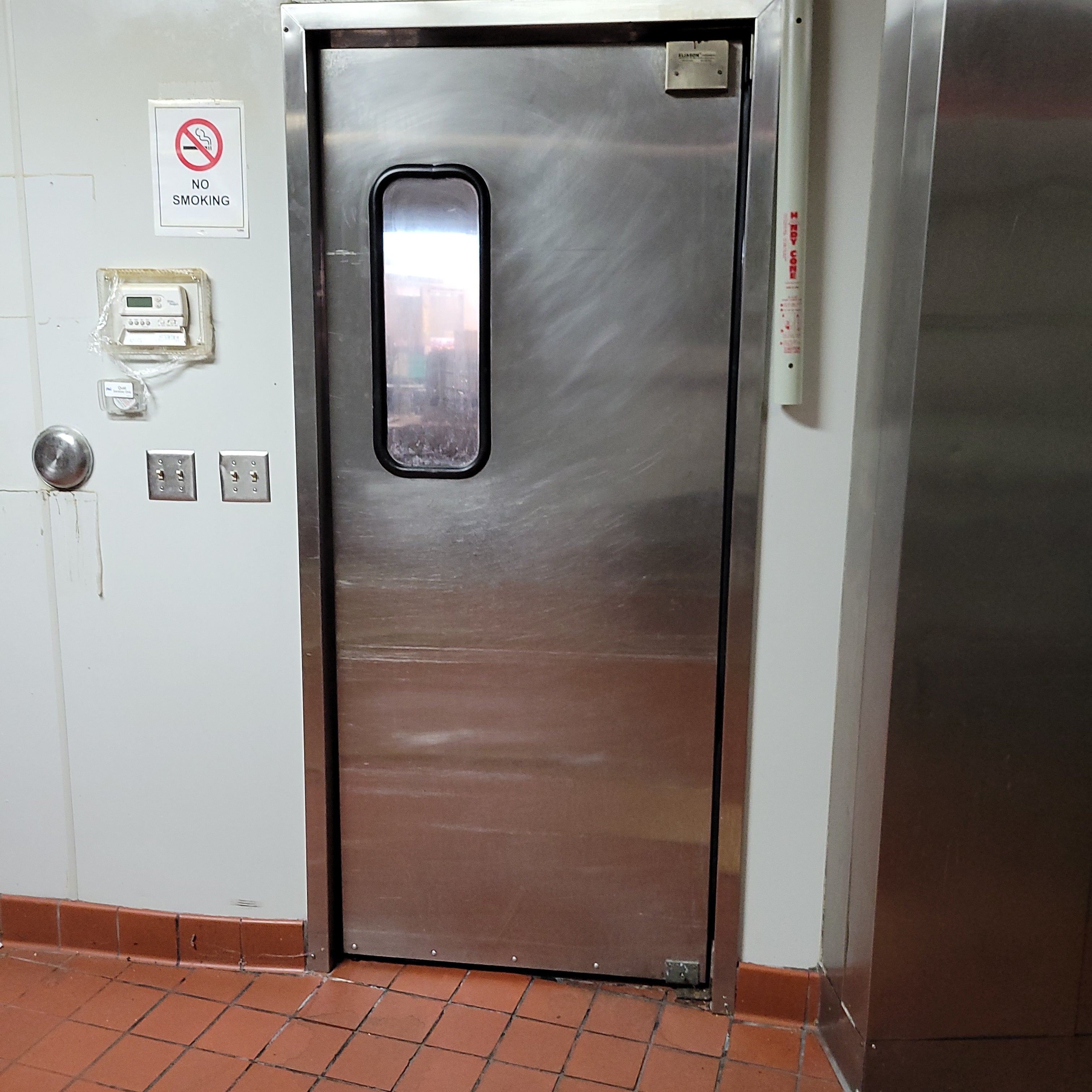 Swinging Commercial Kitchen Door Stainless Steel Piddle Crick Hill   1688142107910 