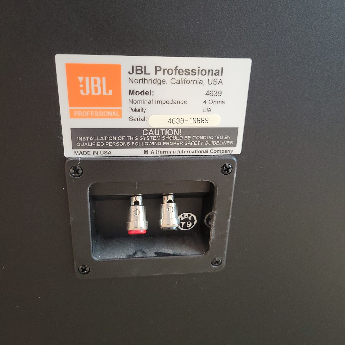 JBL Pro 4639 Dual 15" Driver Cinema Speakers