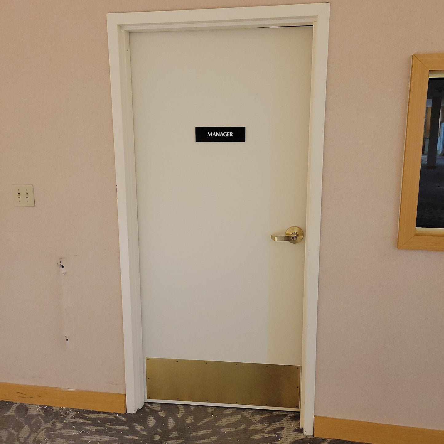 Commercial door