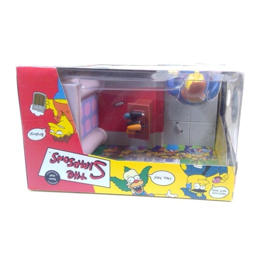 NEW Simpsons Playmates Interactive Town Hall Environment W/ Mayor Quimby Playset