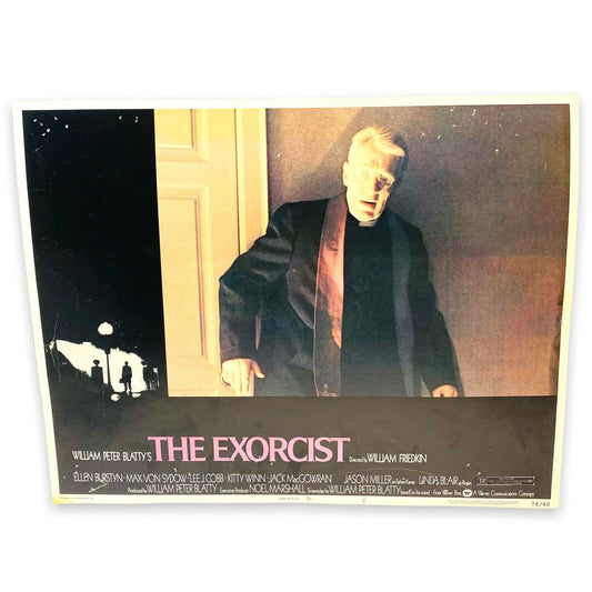 Original Vintage Lobby Card #2 "The Exorcist" 1974 Max Von Sydow 11" x 14"