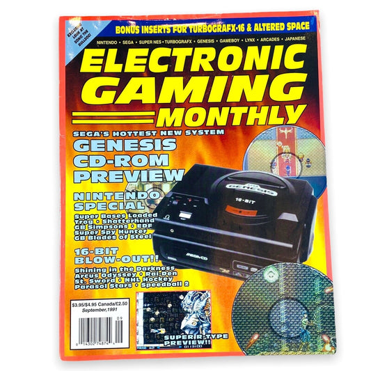 Electronic Gaming Monthly September 1991 Sega Genesis Edition