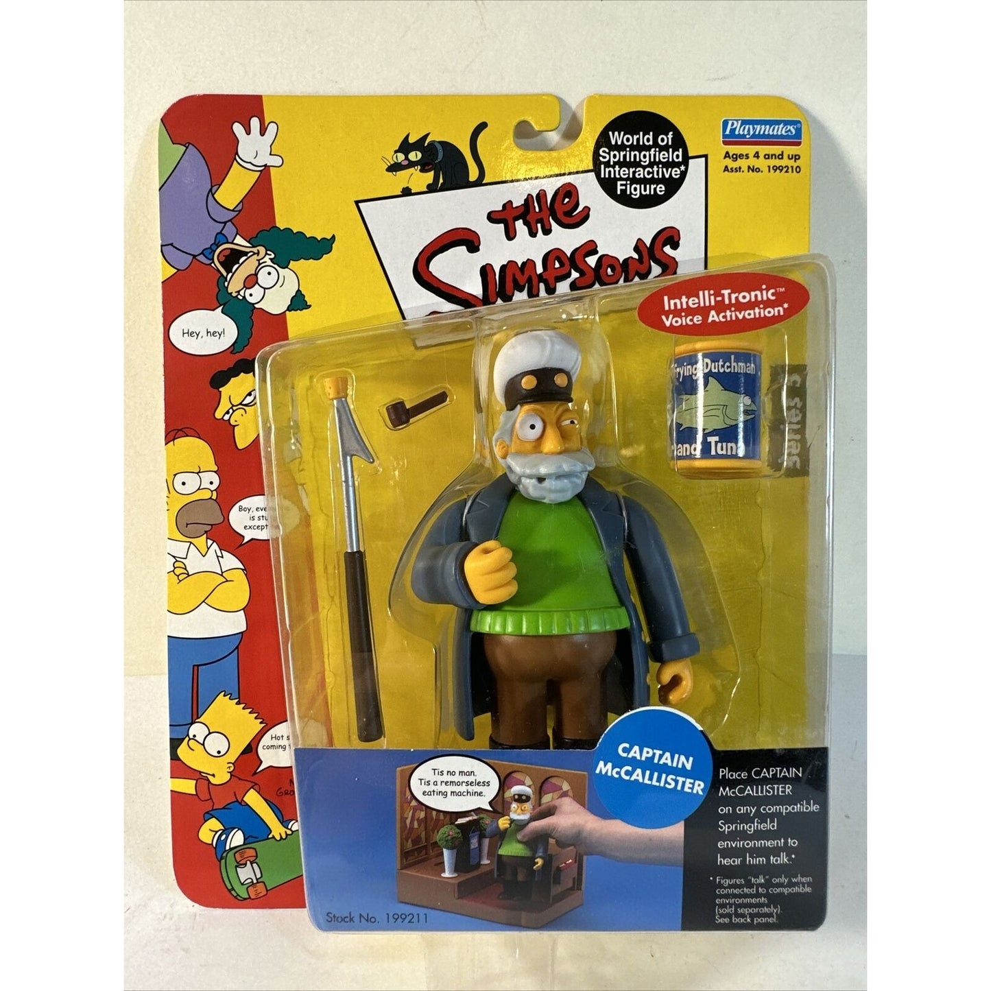 The Simpsons Captain McCallister Series 5 WOS Action Figure Playmates