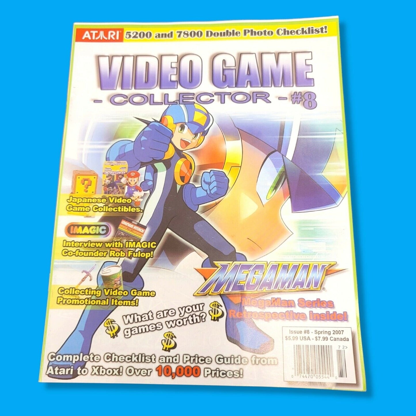 MEGAMAN Video Game Collector Magazine Issue #8 NOS Atari Nintendo Sega PS