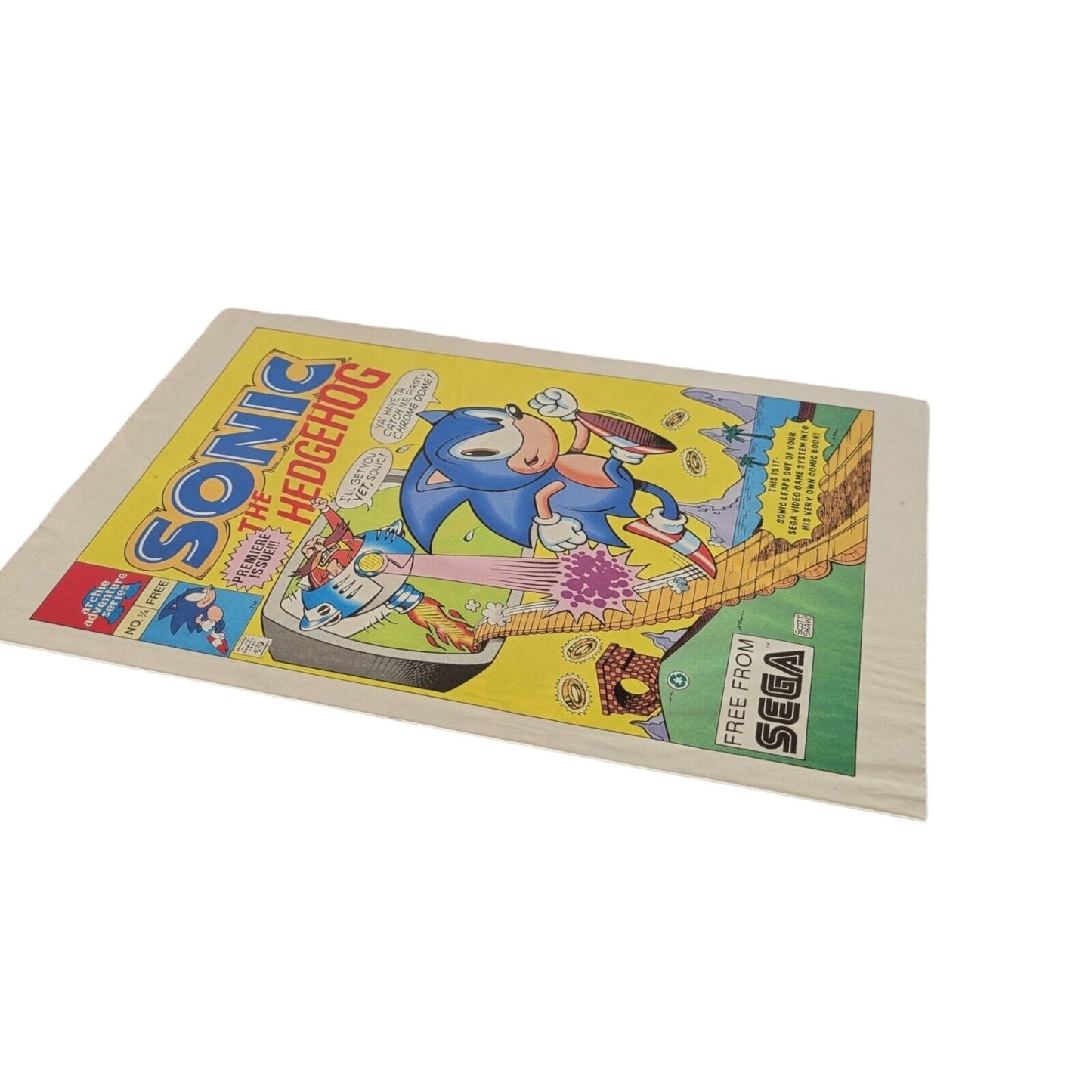 Sonic the Hedgehog Archie Adventure Series  1992 Comic No. 1/4
