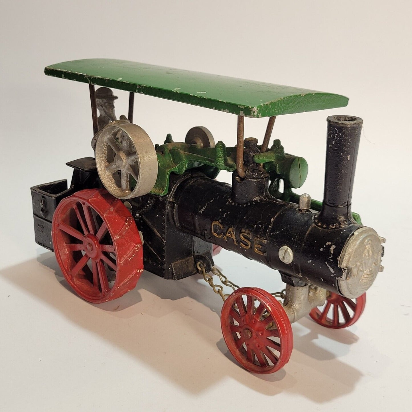 Vintage Irvin's Model Shop Aluminum Case Steam Powered Farm Tractor