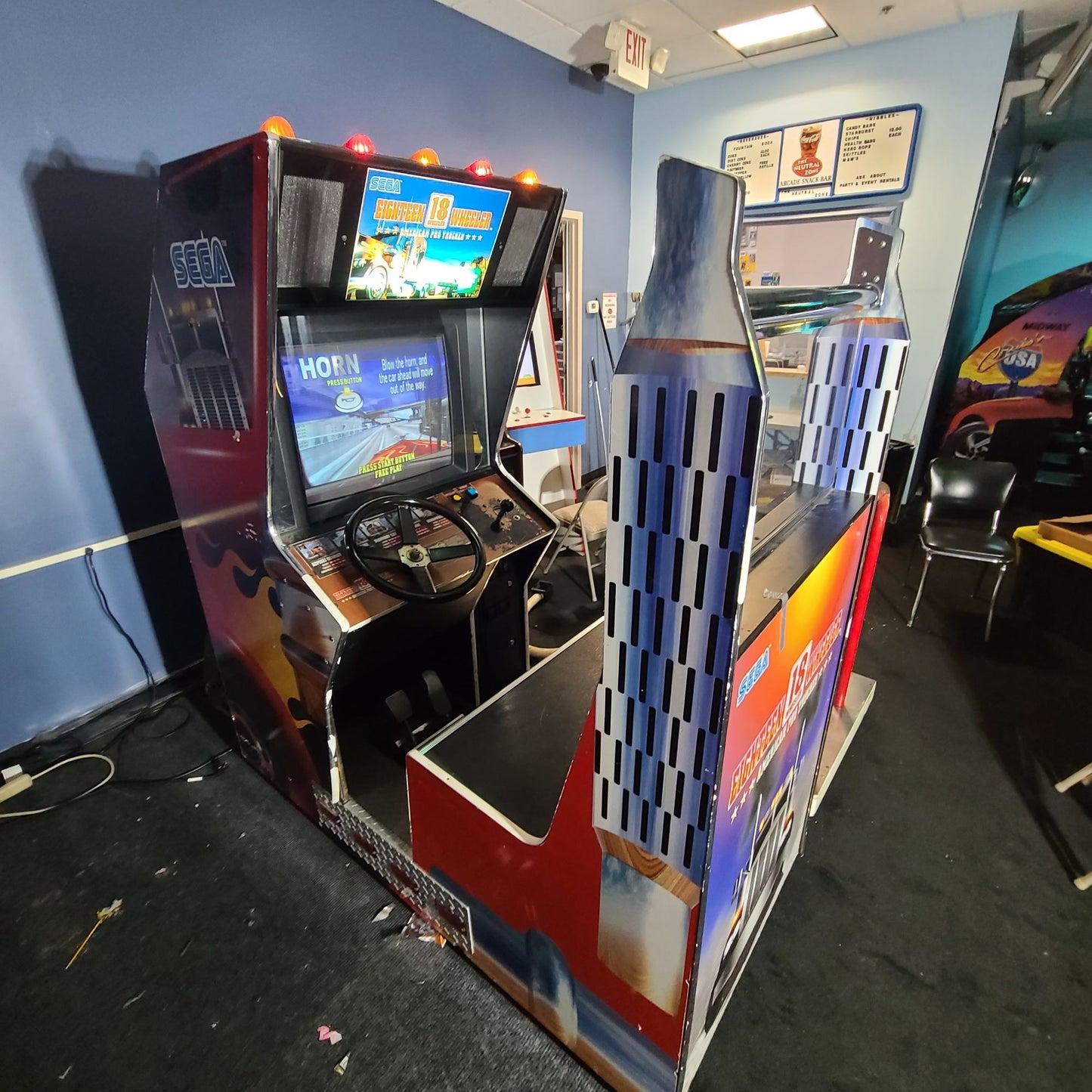 Eighteen Wheeler Sit-down Driving Arcade