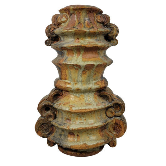 Vase Bernard Rooke Vintage Mid-Century English Brutalist Pottery 12 1/2"