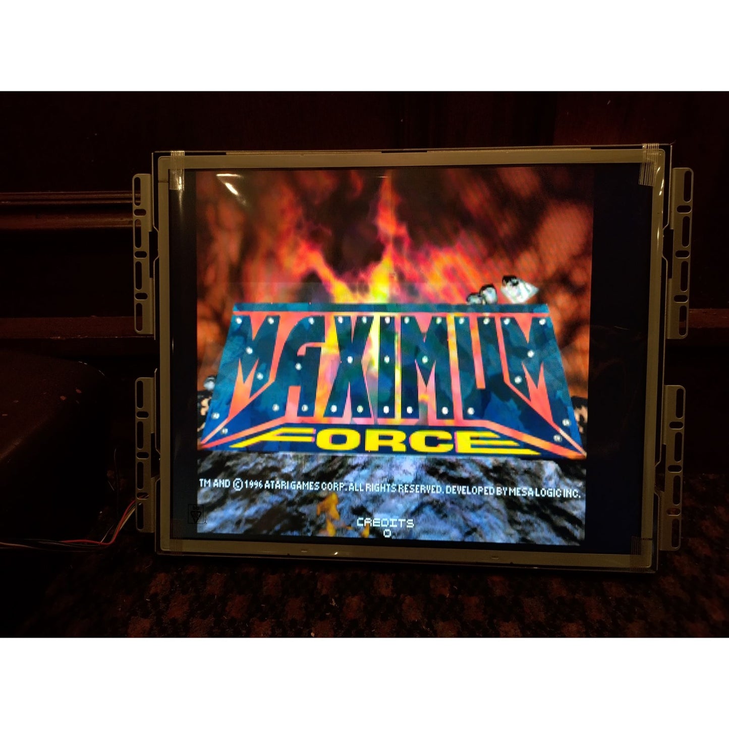 Maximum Force Arcade PCB Working