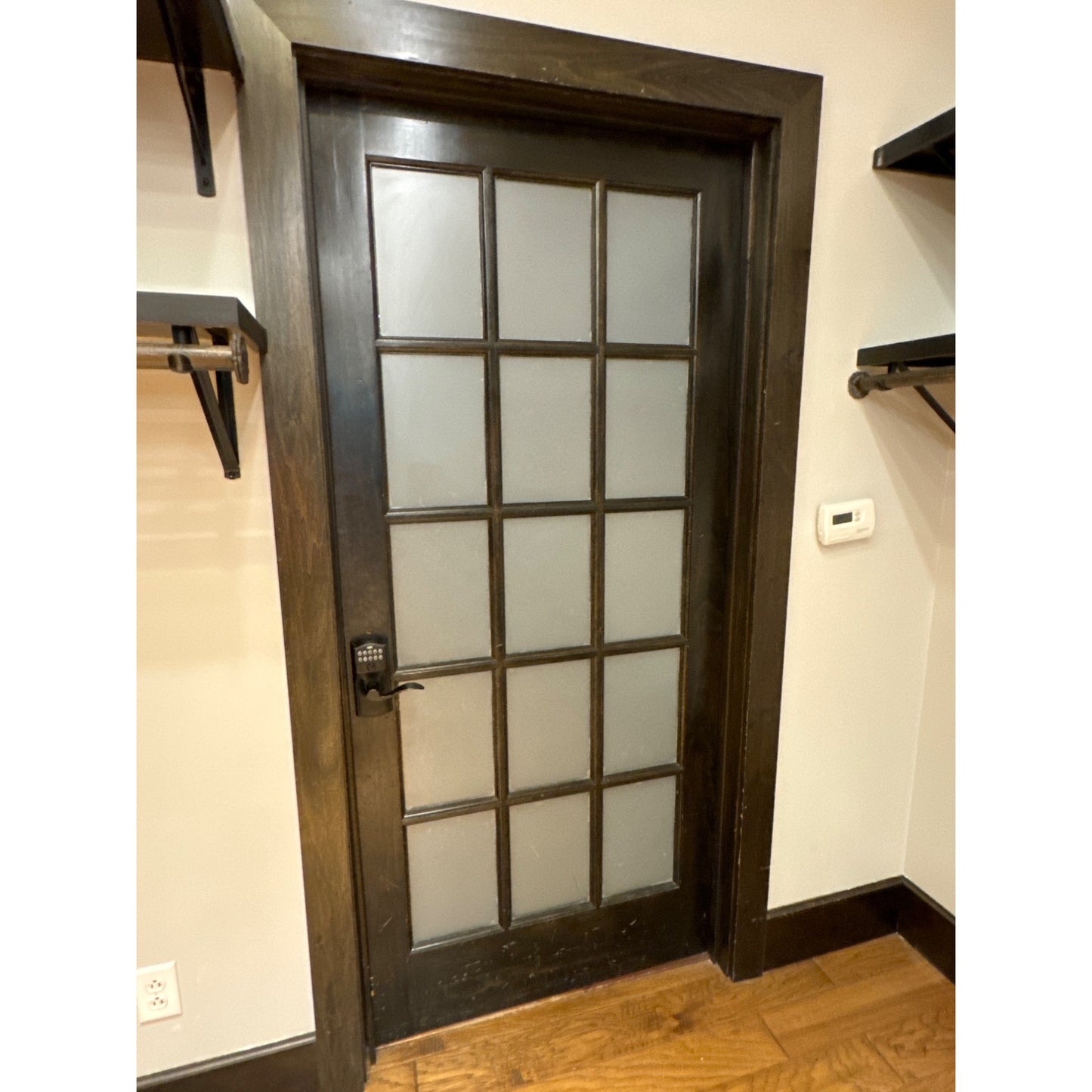 Door with Glass Panes