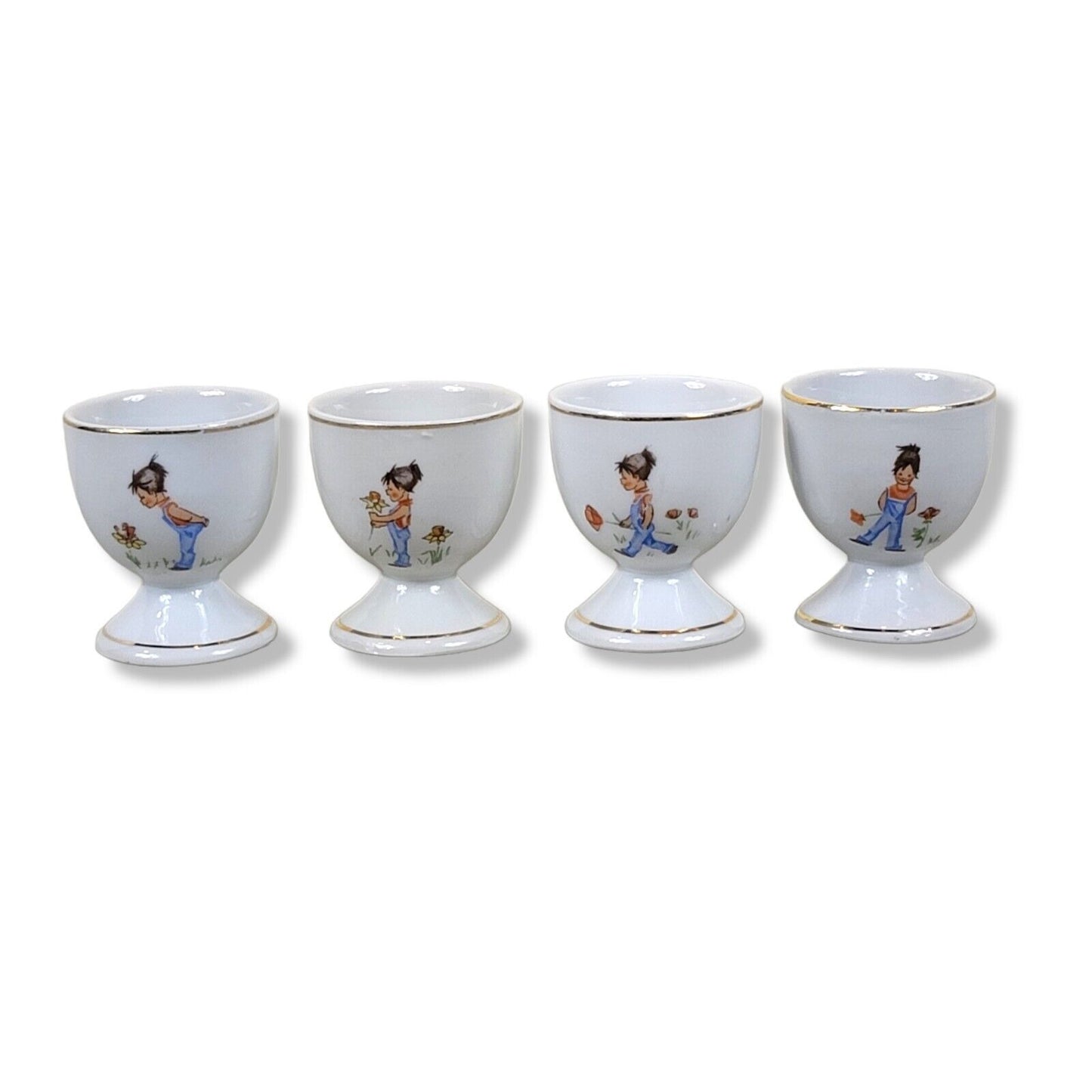 Vintage British Egg Cup for Childeren Lot of 4