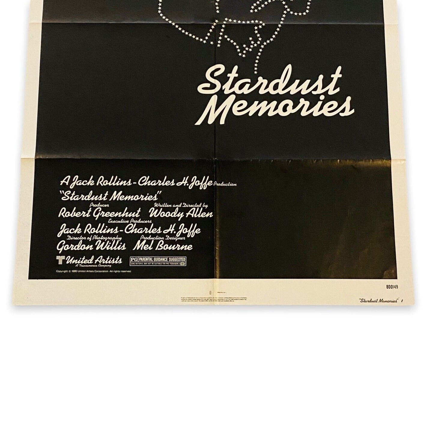 Stardust Memories Original 1980 Theater One Sheet Movie Poster Woody Allen