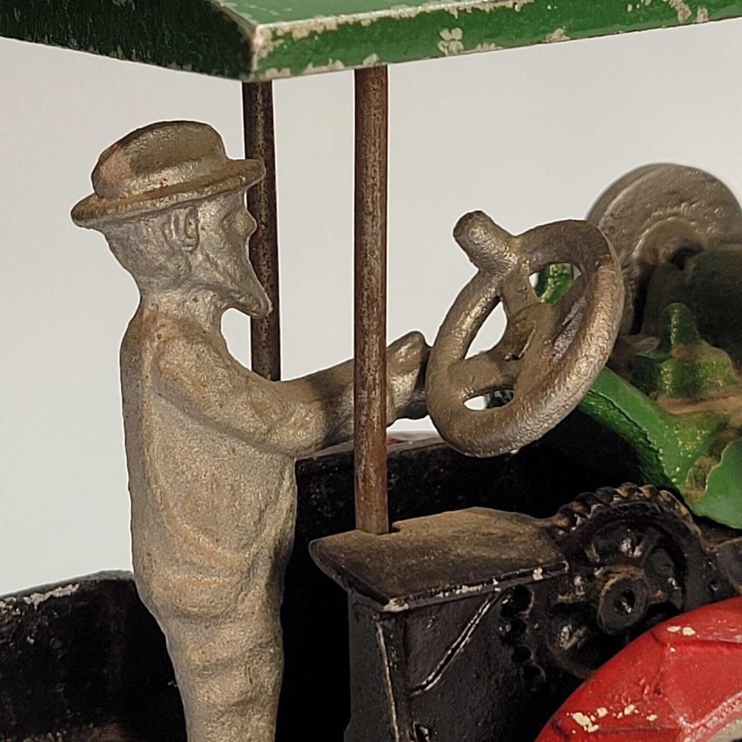 Vintage Irvin's Model Shop Aluminum Case Steam Powered Farm Tractor