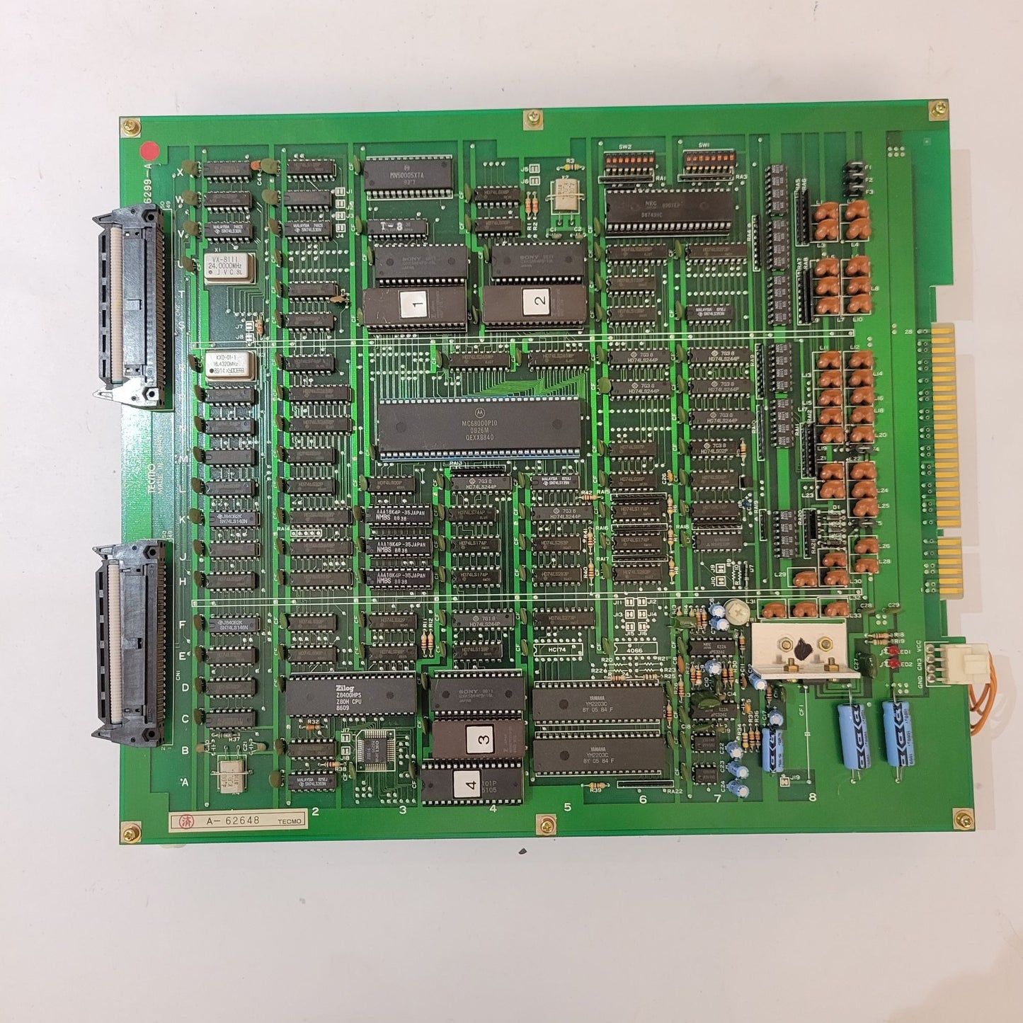 Tecmo Knight Arcade PCB Working