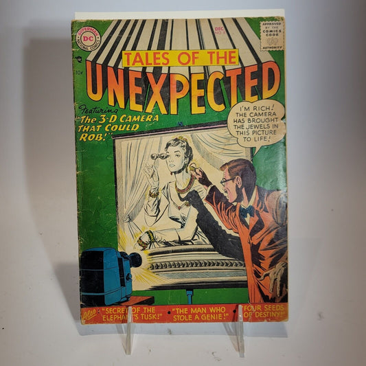 Tales of the Unexpected #8 V6 Fine VINTAGE DC Comic SciFi Silver Age