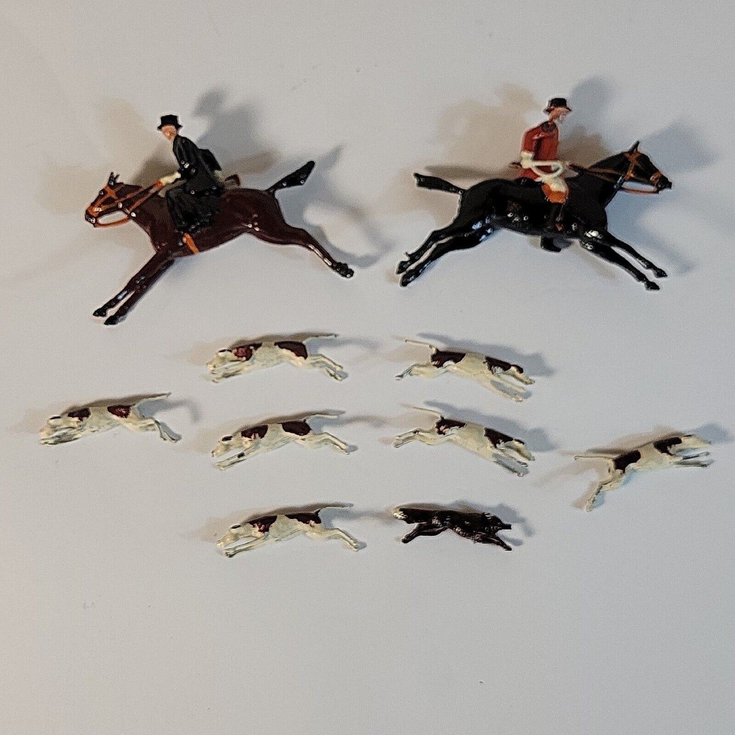 W. Britains Boxed Set Model Hunting Series, c 1954 Tin Toy Soldiers