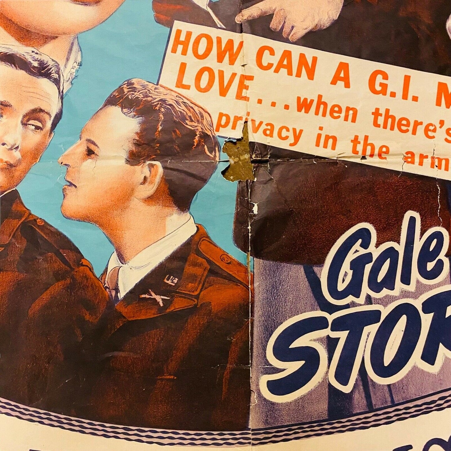 Gale Storm "G.I. Honeymoon" One Sheet Poster 1945 ORIGINAL 27x41"