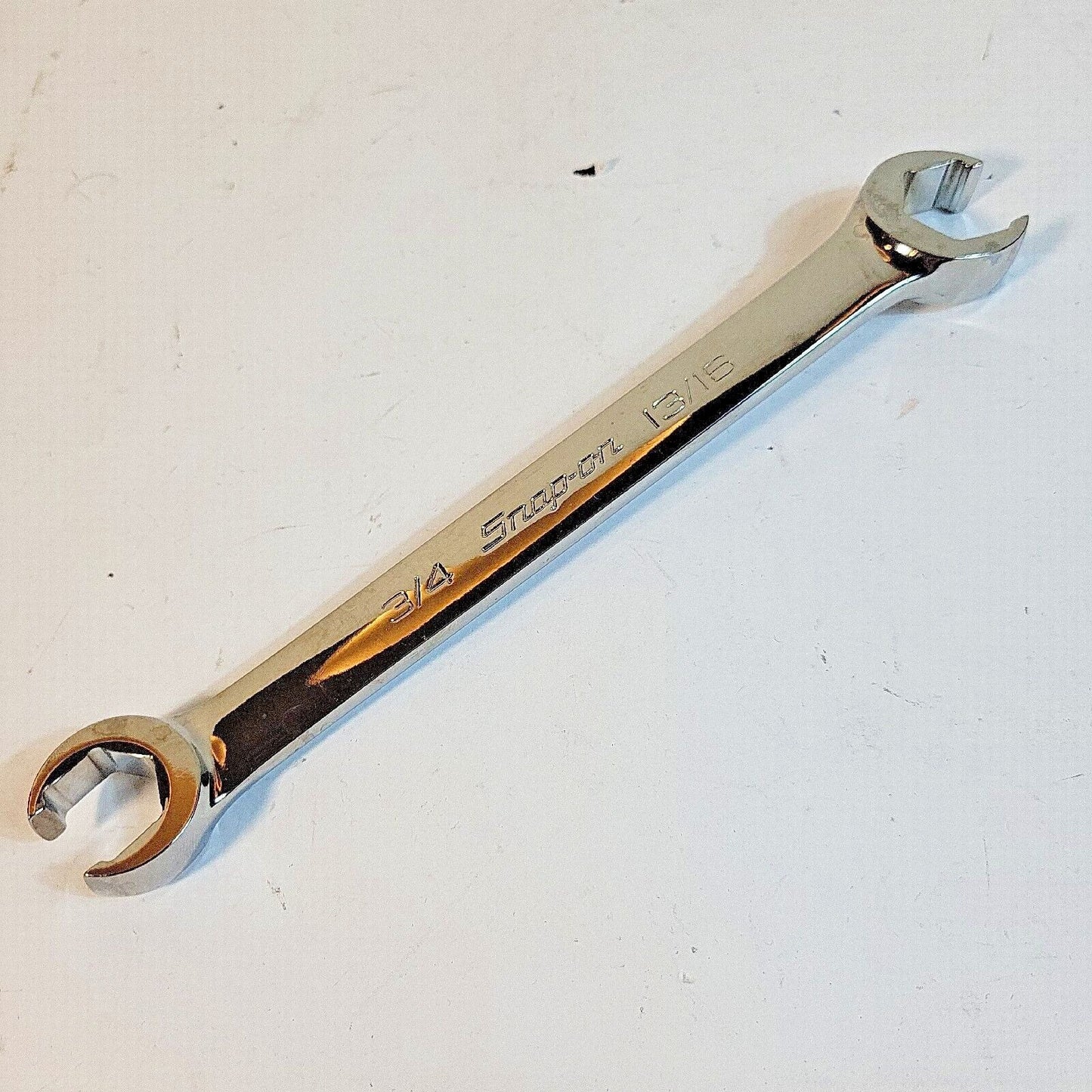 Snap On 3/4–13/16" 6-Point SAE Flank Drive Double End Flare Nut Wrench