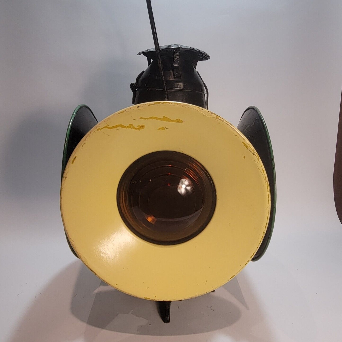 Handlan St. Louis 4 Way Railroad Lantern with Kopp Glass Lenses