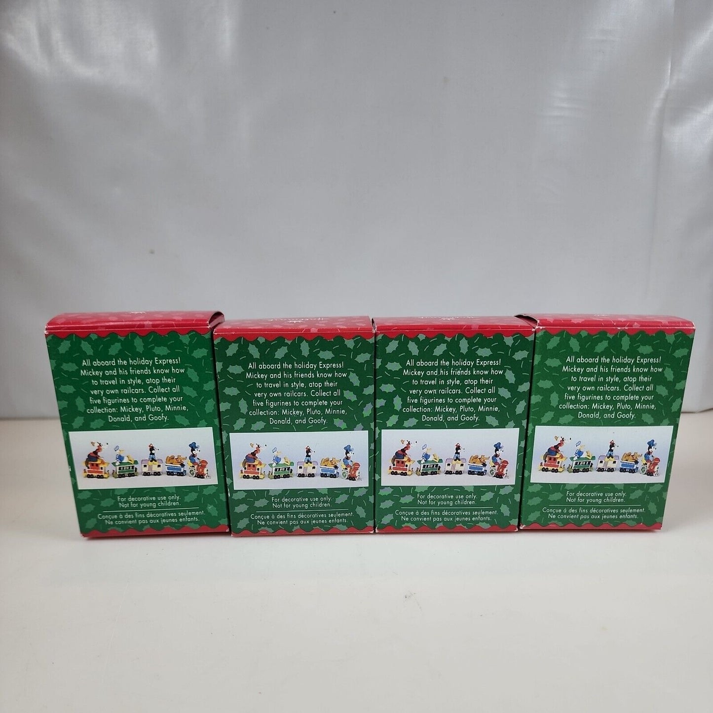 Hallmark Ornaments Mickey Express Merry Miniatures Set of 4 Ornaments NIB