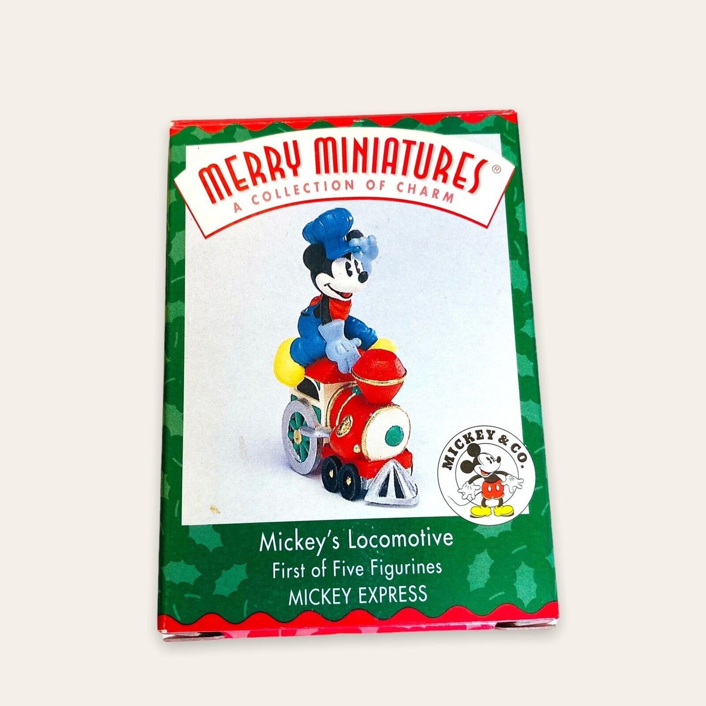 Hallmark Ornaments Mickey Express Merry Miniatures Set of 4 Ornaments NIB