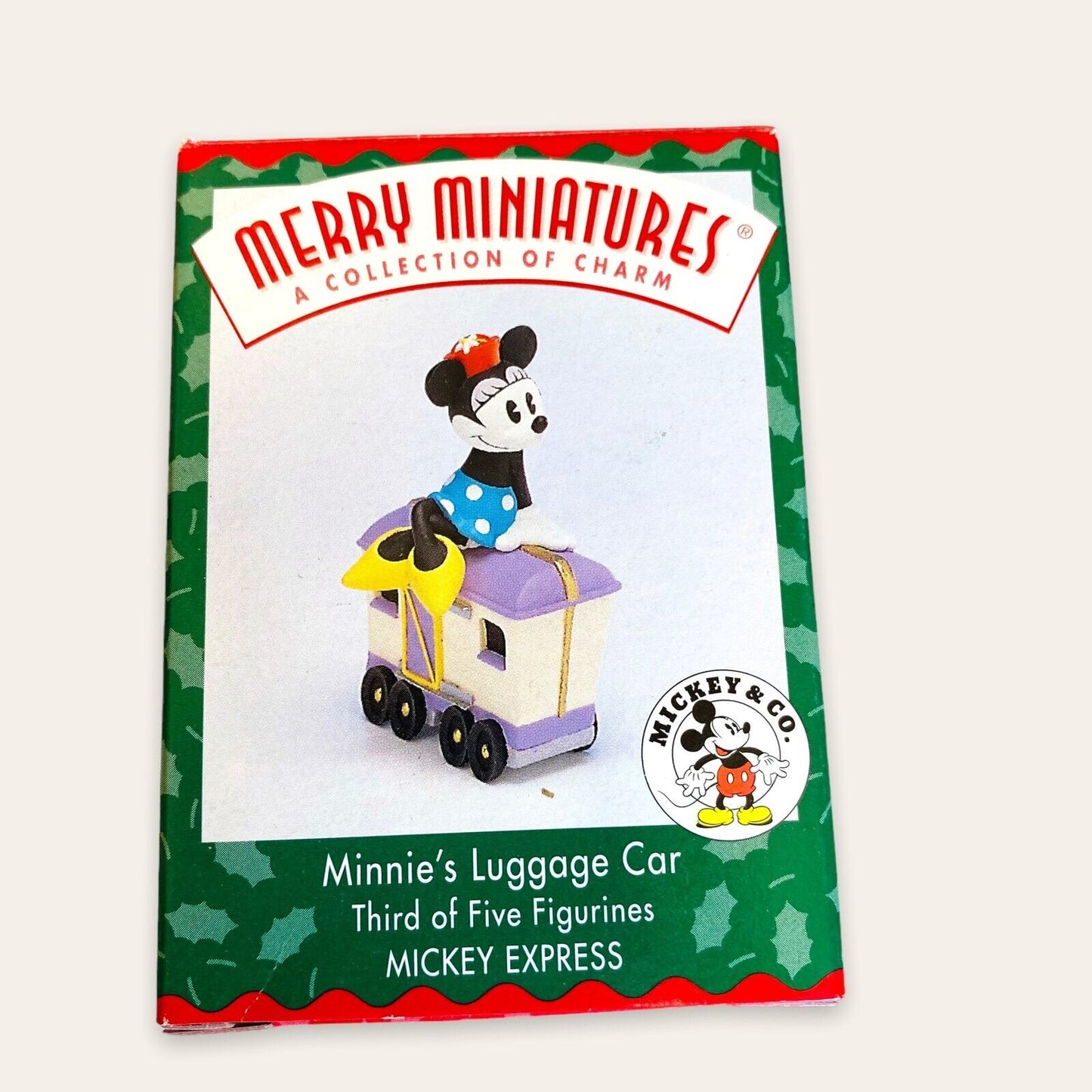 Hallmark Ornaments Mickey Express Merry Miniatures Set of 4 Ornaments NIB