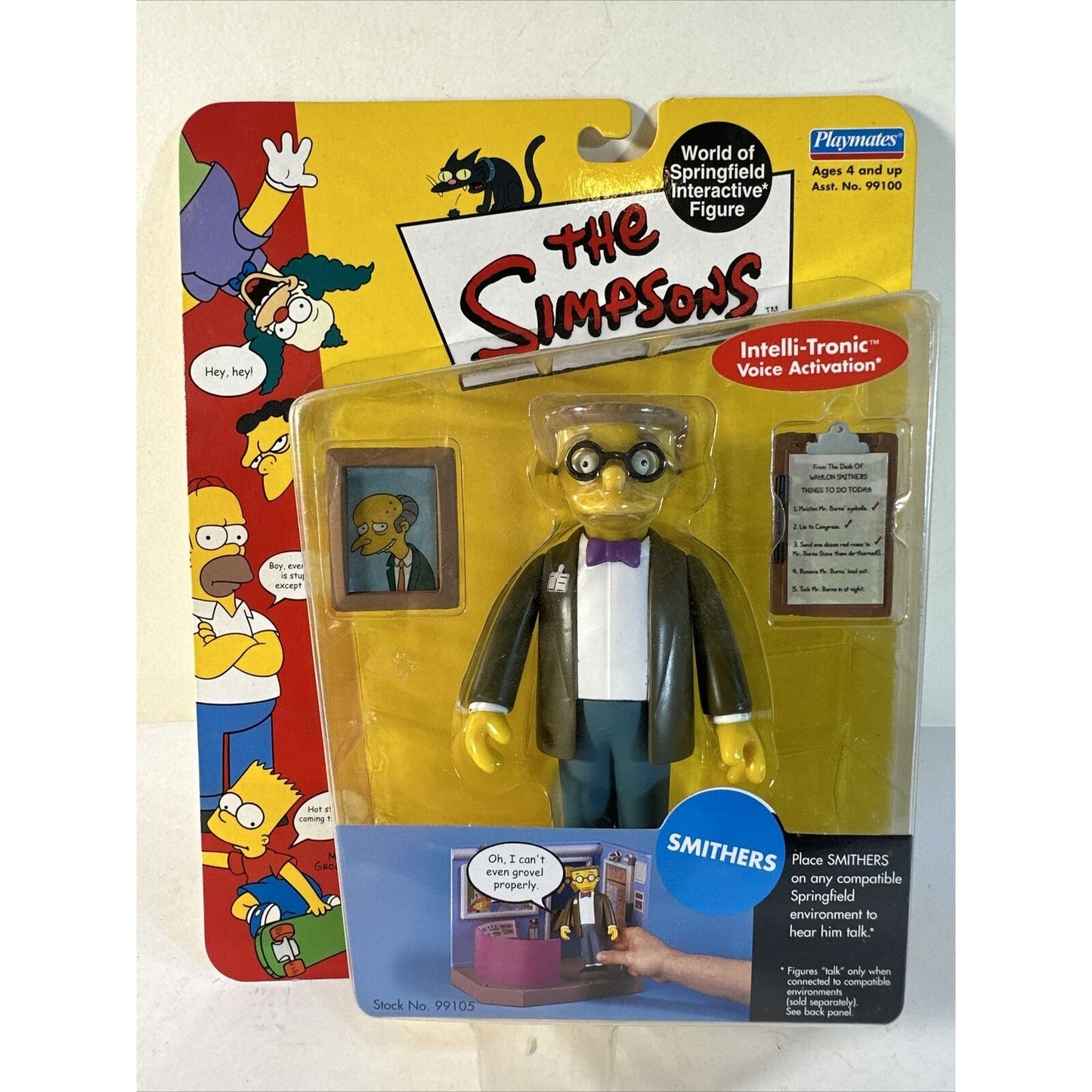 The Simpsons Smithers Series 1  World of Springfield Action Figure Playmates