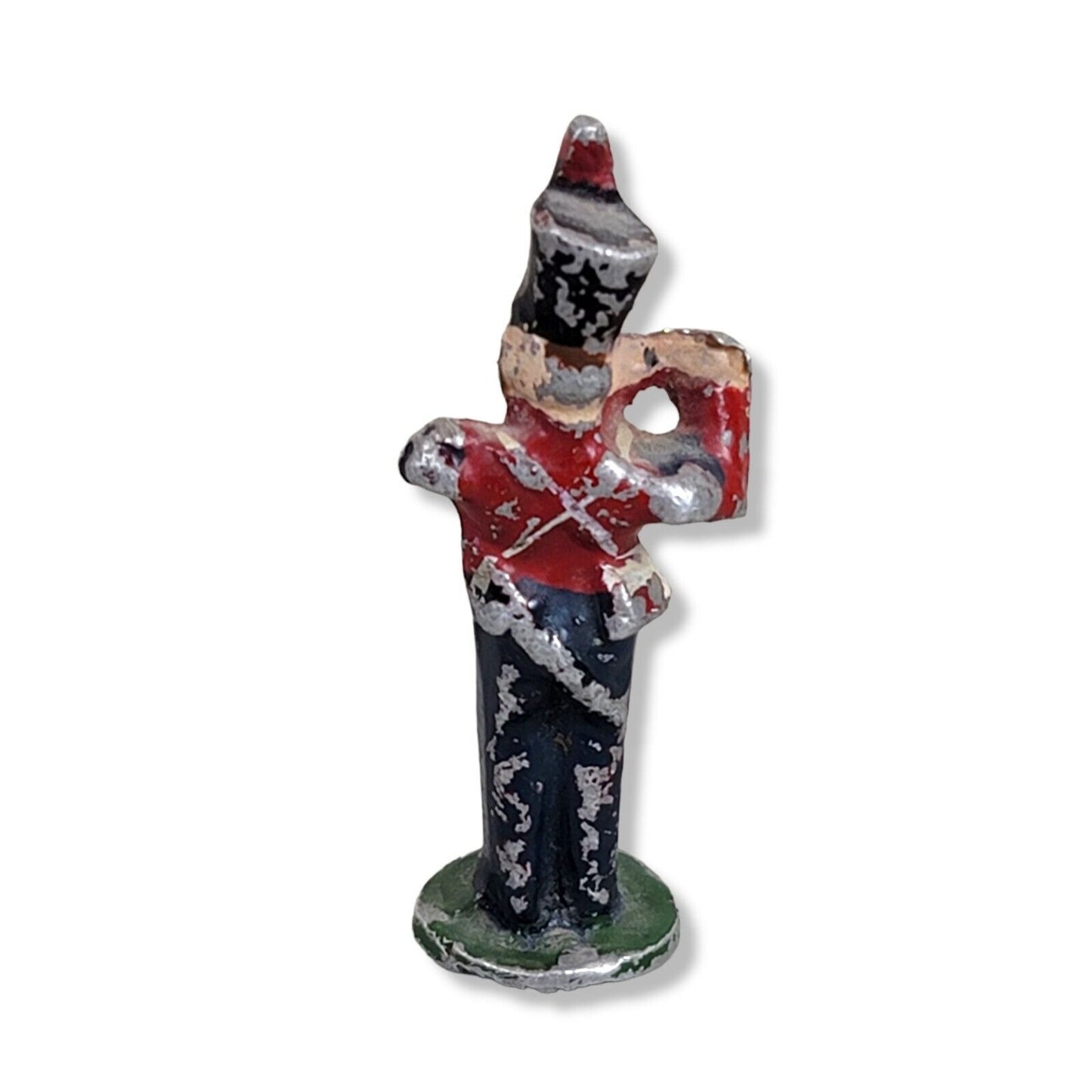 Wend-Al Toy Town British Soldier Playing Flute/Fife Figure England 1940's