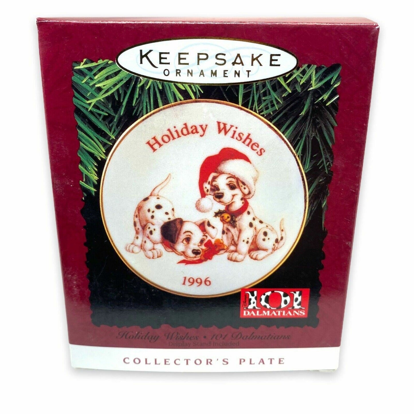 Hallmark Keepsake - 101 Dalmations Collector's Plate Ornament - 1996