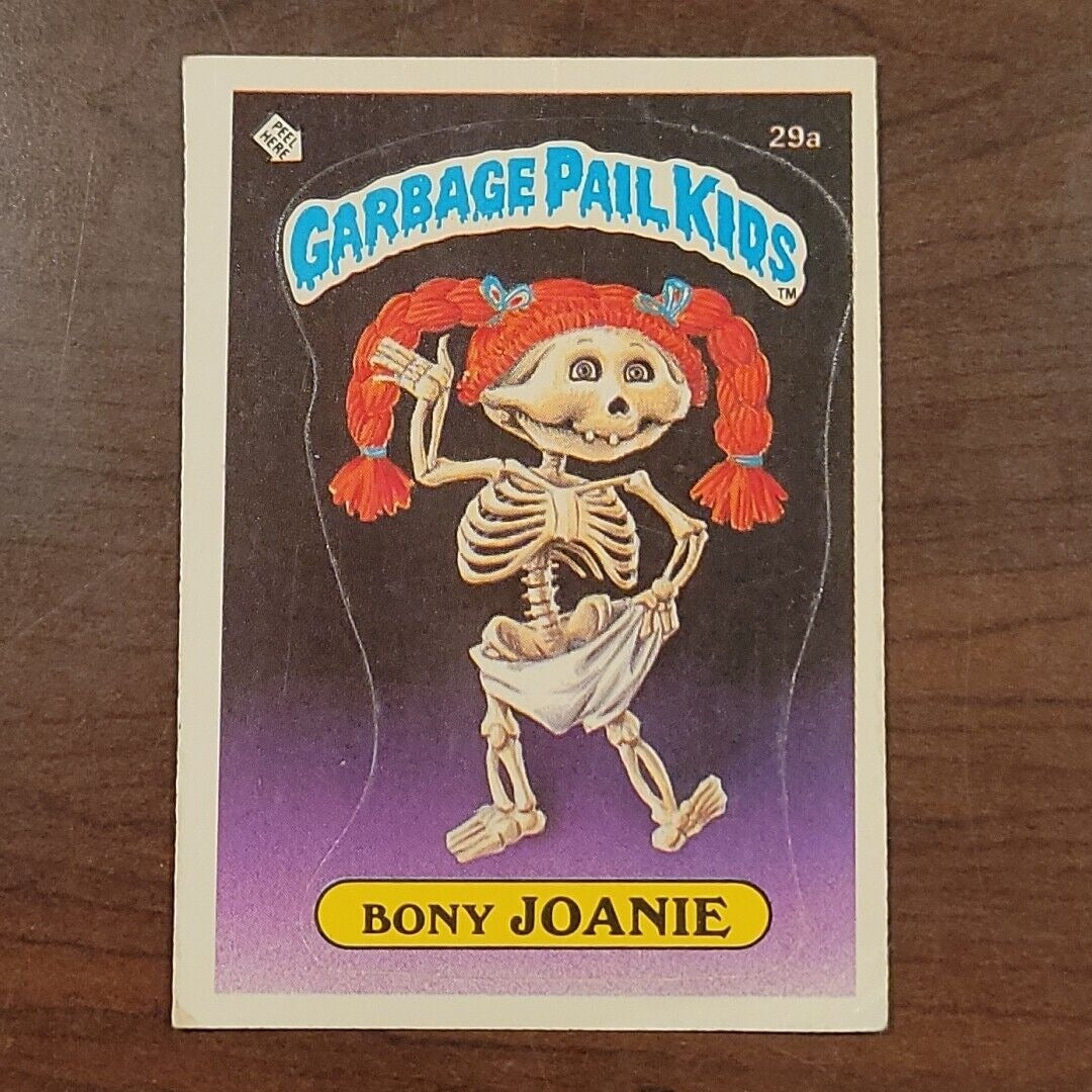 Bony Joanie 29a GPK Matte OS1 Series 1 Garbage Pail Kids 1985