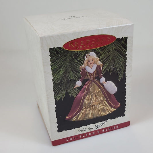 1996 Hallmark Keepsake Christmas Ornament "Holiday Barbie" 4th In Series