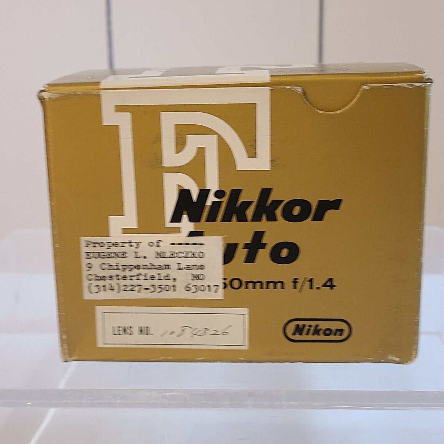 Nikon Nikkor F 50mm f/ 1.4 AUTO Near mint!