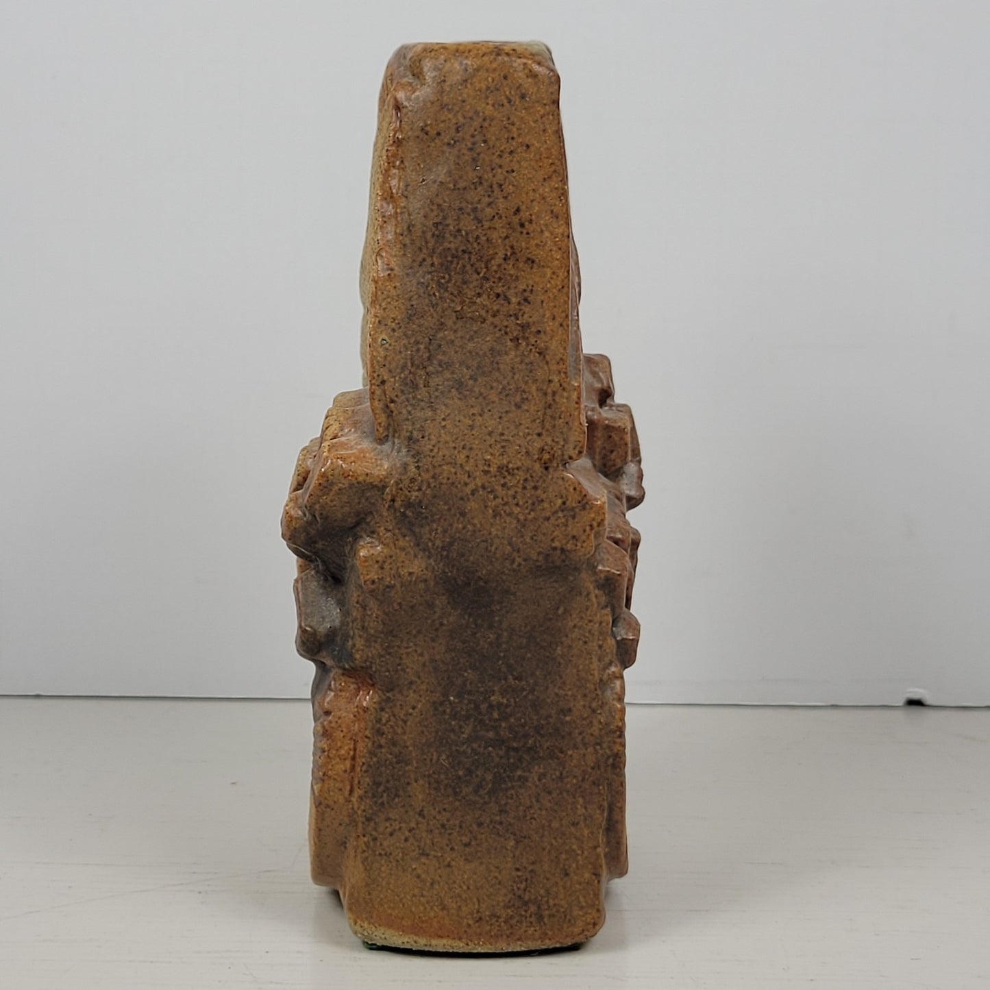 Vase Bernard Rooke Vintage Mid-Century English Brutalist Pottery Signed 6.5"