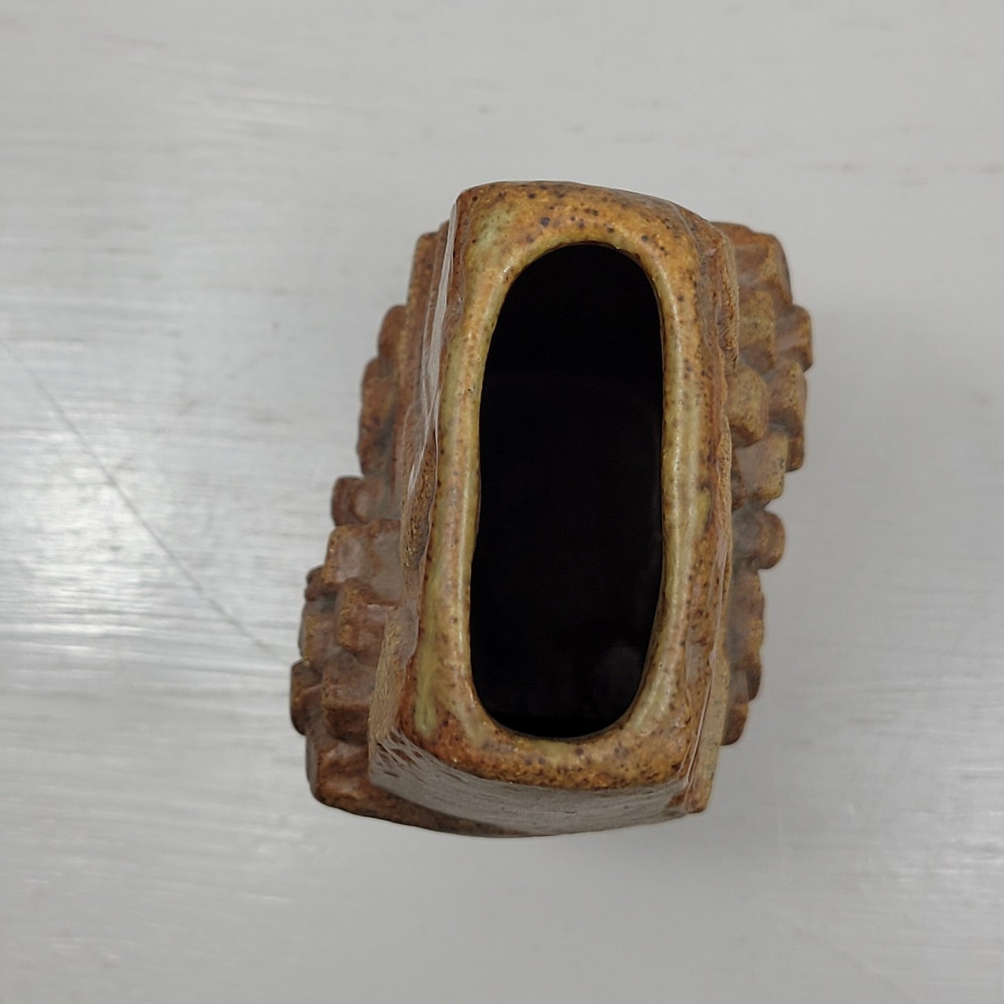 Vase Bernard Rooke Vintage Mid-Century English Brutalist Pottery Signed 6.5"