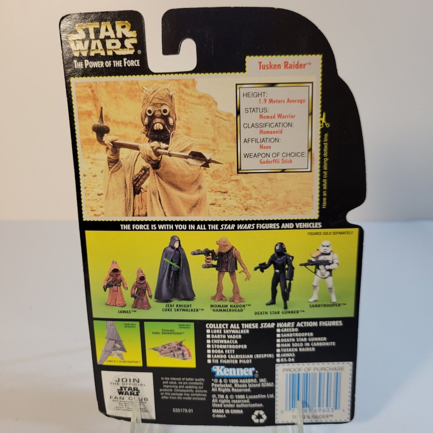 Star Wars Power of the Force Tusken Raider w/Gaderffii Stick Collection 2