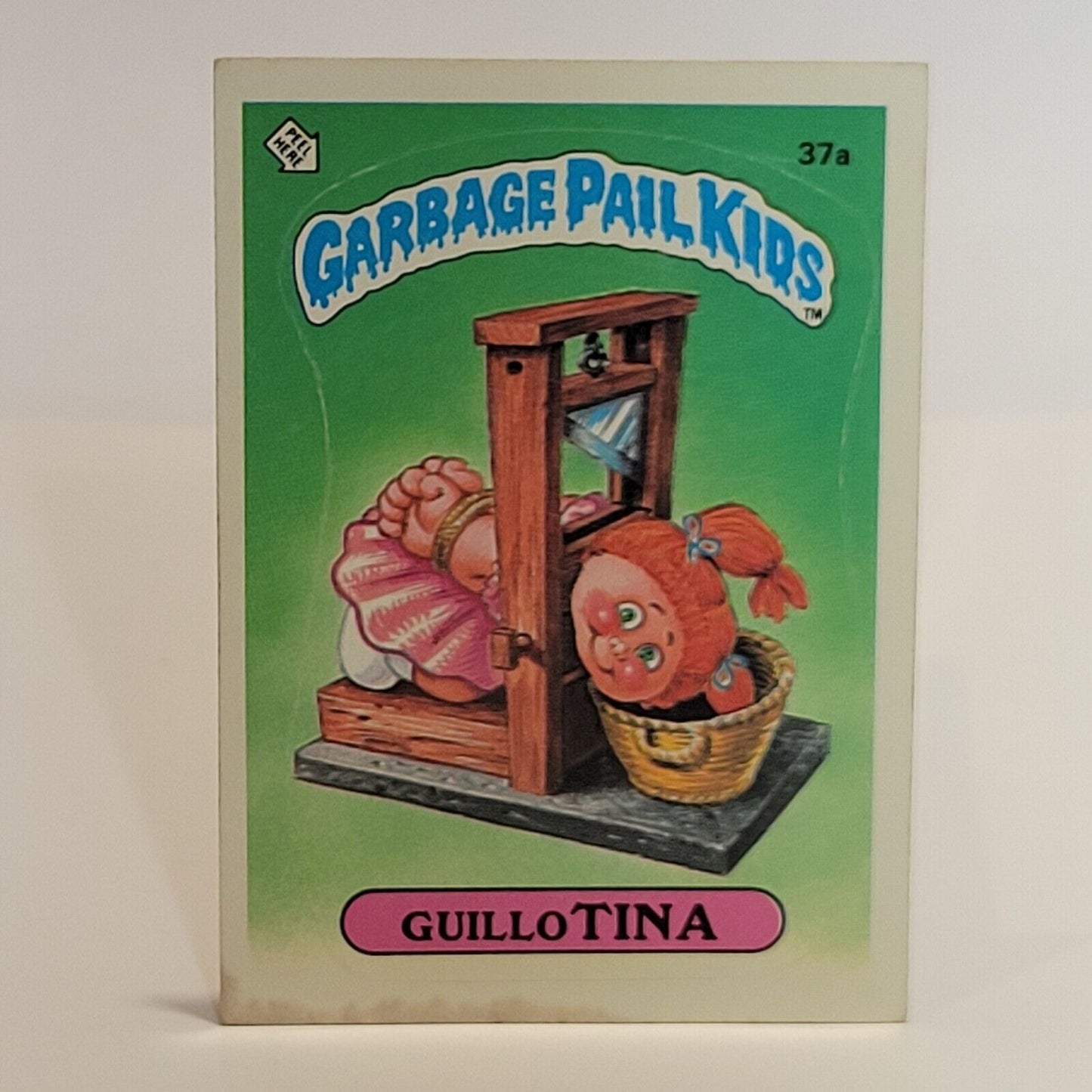 Guillo Tina 37a GPK Matte OS1 Series 1 Garbage Pail Kids 1985